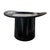 1970s Attributed Murano Hand-Blown Black Art Glass “Top Hat” Champagne Cooler or Wine Bucket For Sale - Image 4 of 8