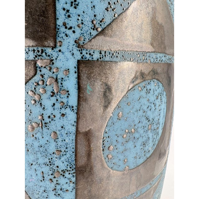 1960s Brutalist Ankara Floor Vase by Heinz Siery for Carstens Tönnieshof, 1960s For Sale - Image 5 of 18