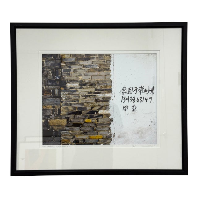 Circa 2006 Ravi Anand "Free Advertising Guanei, China" Photograph, Numbered + Framed For Sale