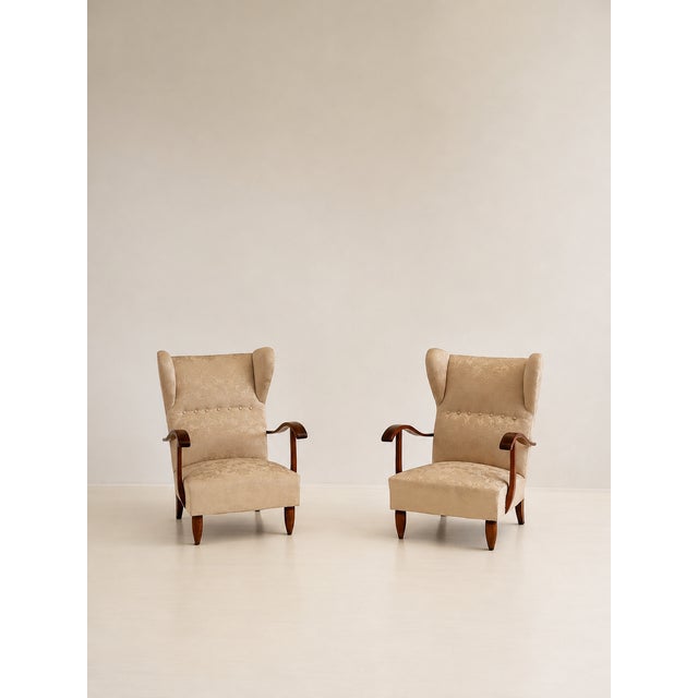 Vintage Armchairs by Paolo Buffa, 1950s, Set of 2 For Sale - Image 10 of 10