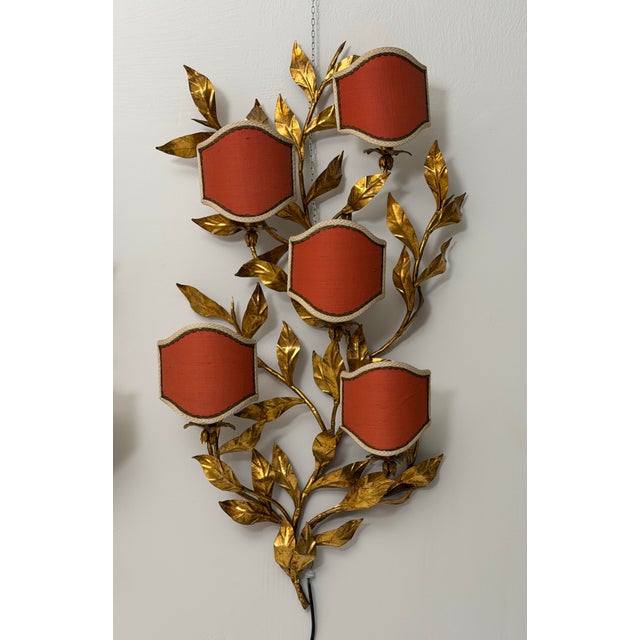 1940s Wall Light in Gilded Bronze, 1940s For Sale - Image 5 of 5