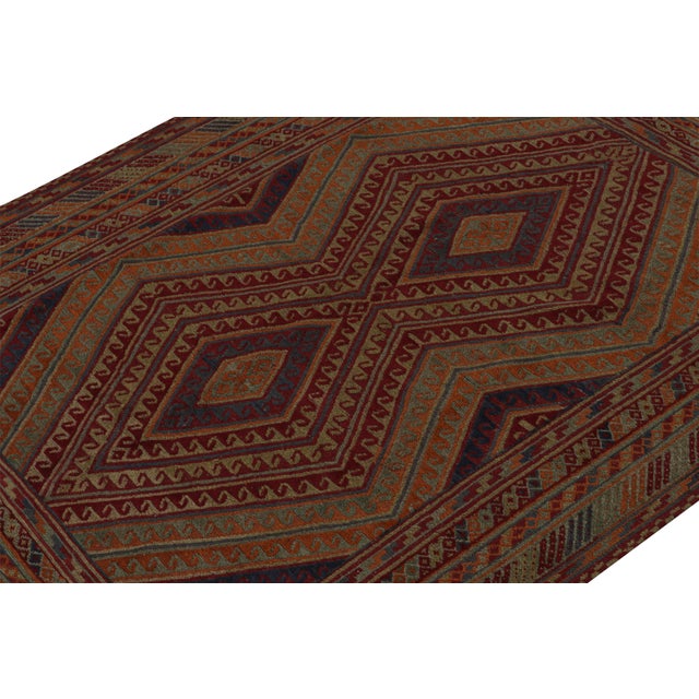 Rug & Kilim Rug & Kilim’s Afghan Baluch Tribal Rug With Colorful Geometric Patterns For Sale - Image 4 of 7