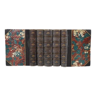1849 Macaulays History of England Books - Set of 5 For Sale