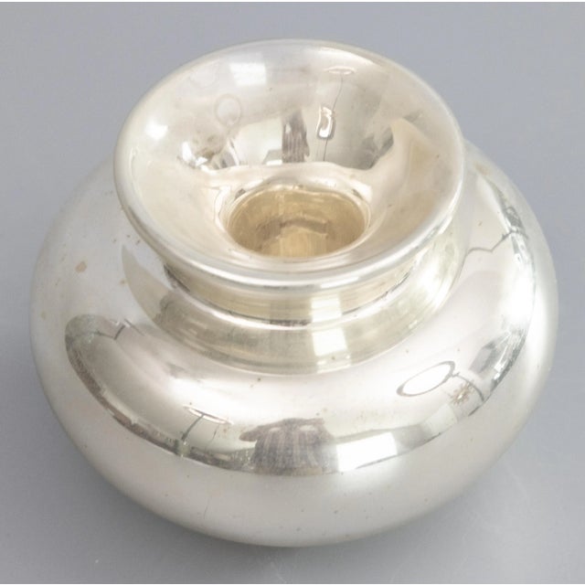 Antique 19th Century English Mercury Glass Vase For Sale - Image 4 of 7