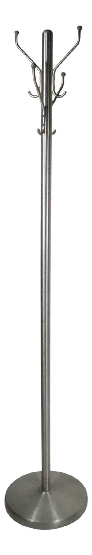 Mid 20th Century Mid Century Industrial Art Deco Aluminum Coat Hat Rack Tree Stand