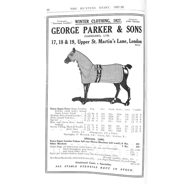 The Hunting Diary and Guide for 1927-28 For Sale - Image 11 of 12