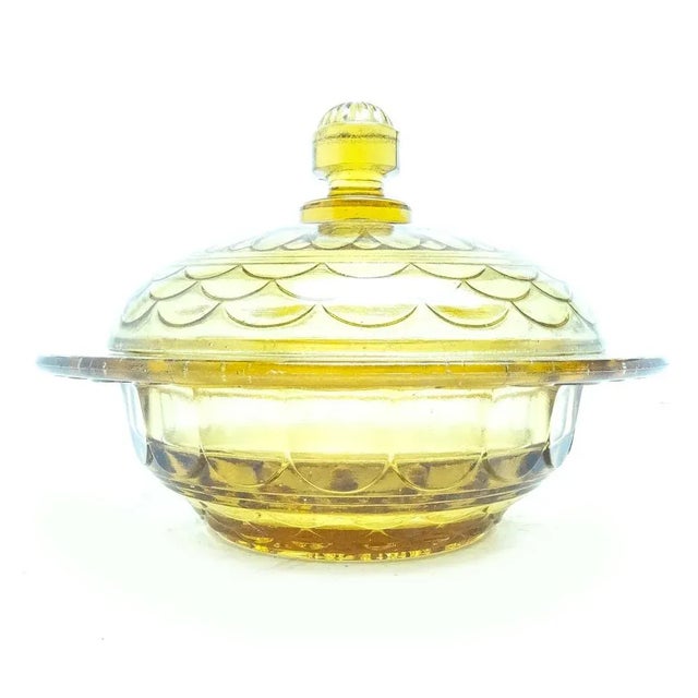 Khaki Art Deco Butter Bowl, Sweden, 1950s For Sale - Image 8 of 8