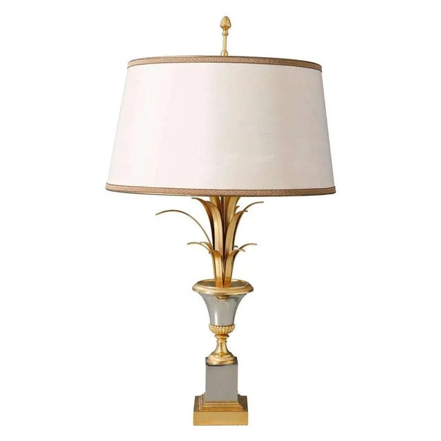 Palm Tree Table Lamp from Maison Charles, 1970s For Sale - Image 9 of 9