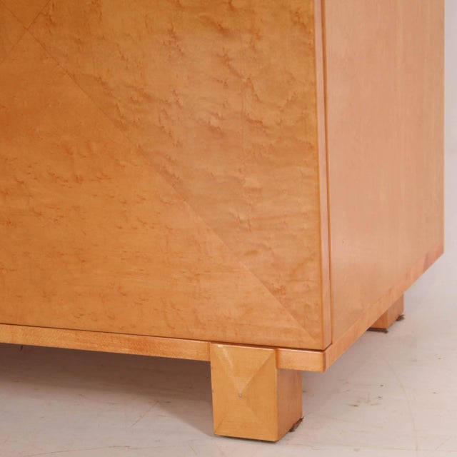 Light Yellow Speckled Maple Buffet, 1970s For Sale - Image 8 of 18