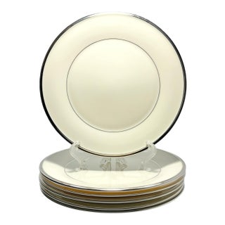 Lenox “Solitaire” Bone China Salad Plates -Set of 6 For Sale