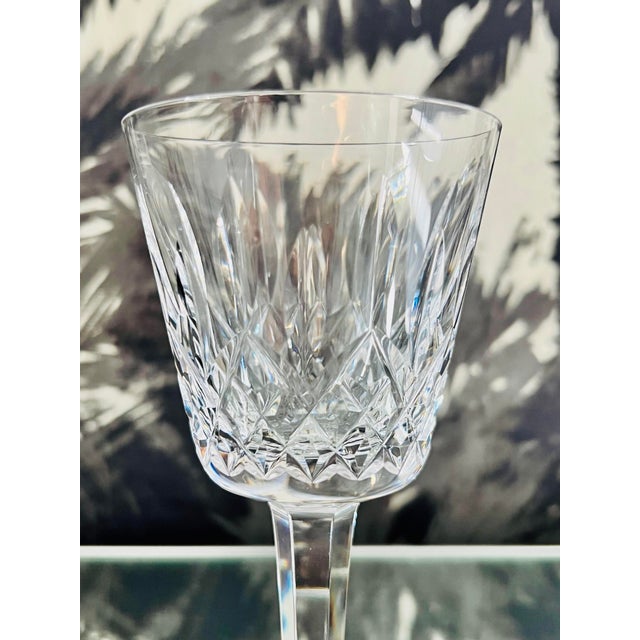 Waterford Crystal Vintage Waterford Lismore Crystal Wine Glass, Germany, Circa 1990s For Sale - Image 4 of 9
