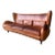 Fiftyish Wingback Leather Sofa by Vladimir Kagan for American Leather For Sale