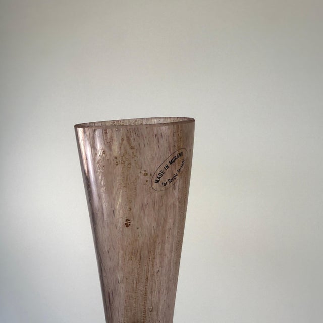 Glass 1980s Sergio Terzani Murano Chandelier For Sale - Image 7 of 12