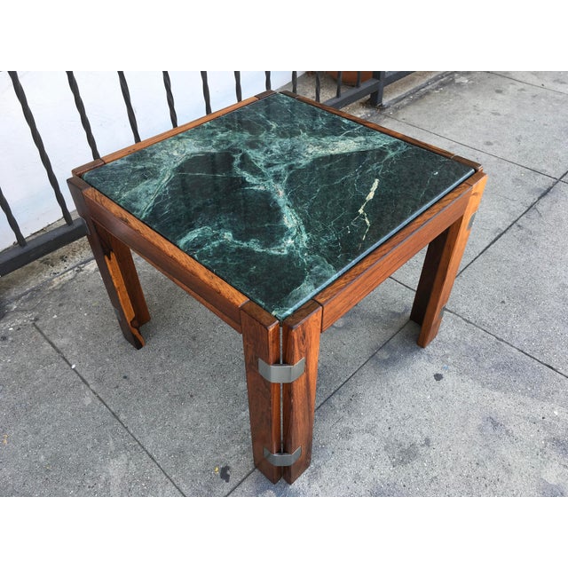 Verde Green Marble Top Side Table Chairish