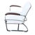 1930s Streamline Art Deco Chrome Tubular Speed Lounge Club Chair, Lloyd Manufacturing Attributed For Sale - Image 4 of 7