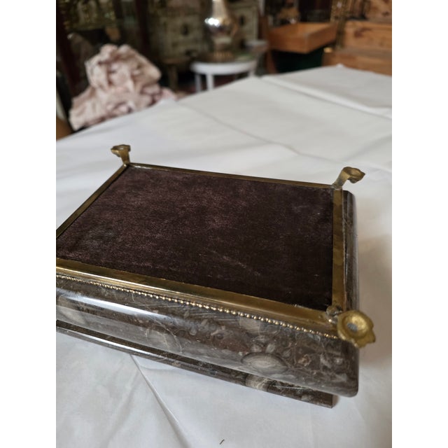 French Stone Box With Paw Feet For Sale - Image 3 of 10