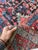 1920s NORTHWEST PERSIAN HERIZ VILLAGE CARPET Century Old Indigo-Ground Organic Wool & Dyes 8.9 x 11.9 For Sale - Image 15 of 17