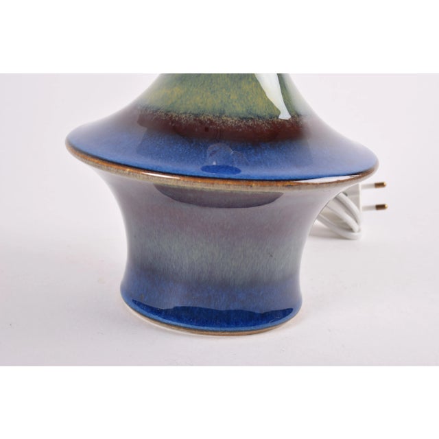 Textile Vintage Danish Table Lamp from Søholm, 1960s For Sale - Image 7 of 11