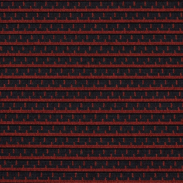 Sample - Schumacher x Stephanie Seal Brown Struktur Epingle Fabric in Russet For Sale