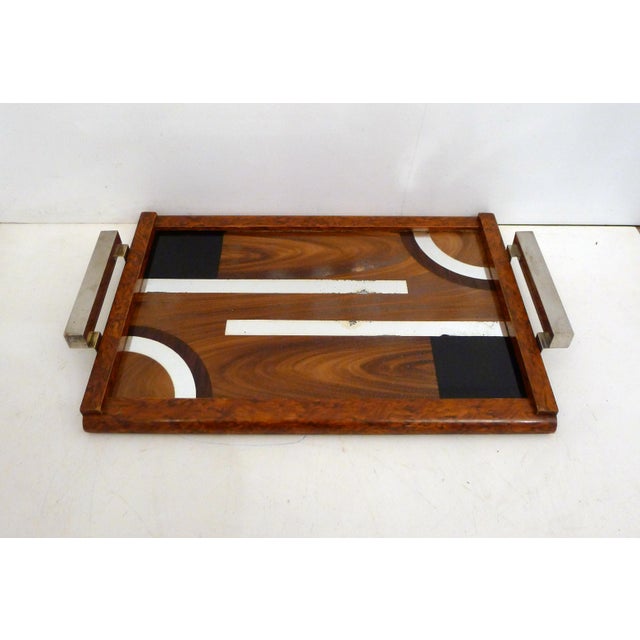 Vintage Art Deco Tabletop with Graphic Decor, 1930s For Sale - Image 12 of 12