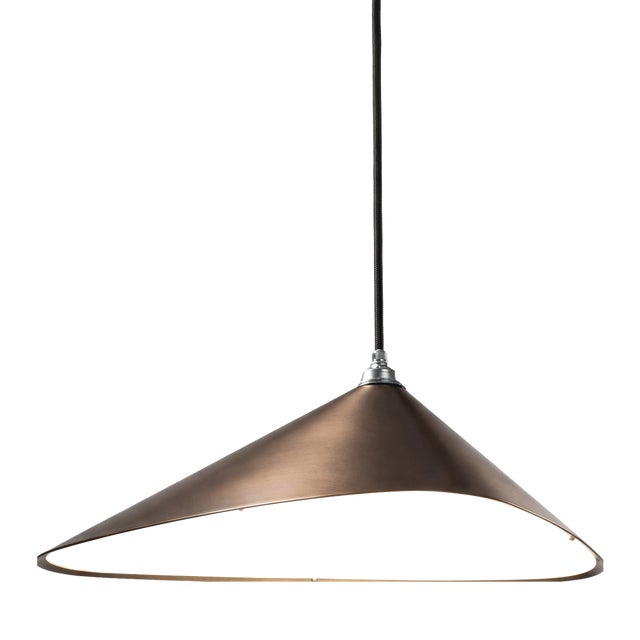Emily I Pendant Light in Dark Bronze Semi-Matte by Daniel Becker for Moss Objects For Sale