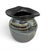 An exceptional signed studio glass vase from the renowned Eisch glassworks in Frauenau, in the Bavarian Forest. The...