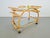 Vintage Trolley in Rattan, Bentwood and Leather, Italy, 1970s For Sale - Image 3 of 14