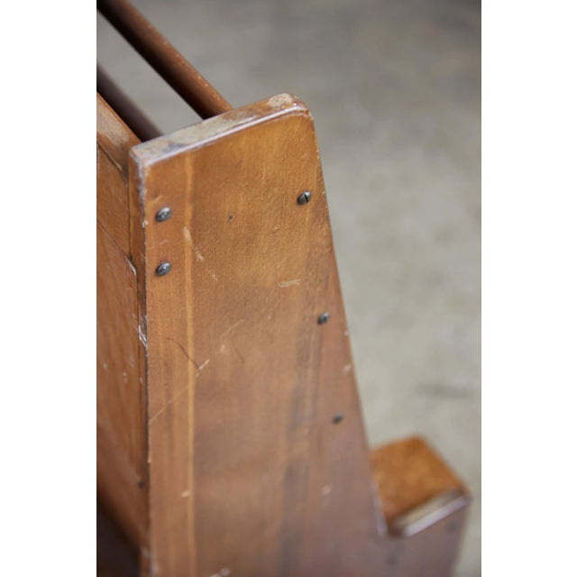 1950s 1950s Danish, Mid Century Wall-Mounted Teak Plate Rack For Sale - Image 5 of 13