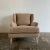 Mid Century Style Toast Wingback Chair For Sale - Image 12 of 13