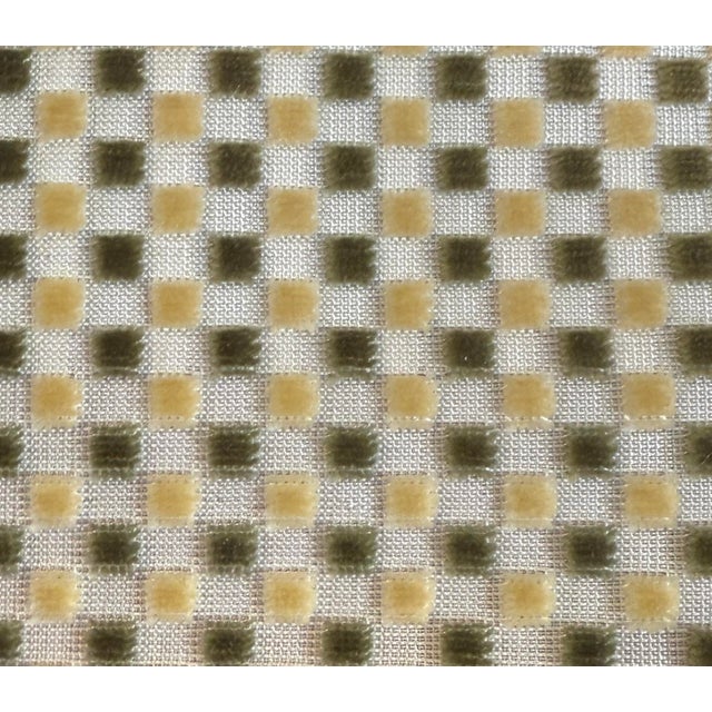 Decor De Paris Designer Silk Cut Velvet Fabric Mint Green - By the Yard, 6 yards available.