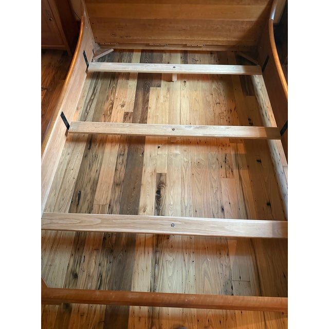 Stickley LaRochelle Queen Sleigh Bed; Solid Cherry; Stickley Marking; Discontinued; Highly Collectible For Sale - Image 15 of 15