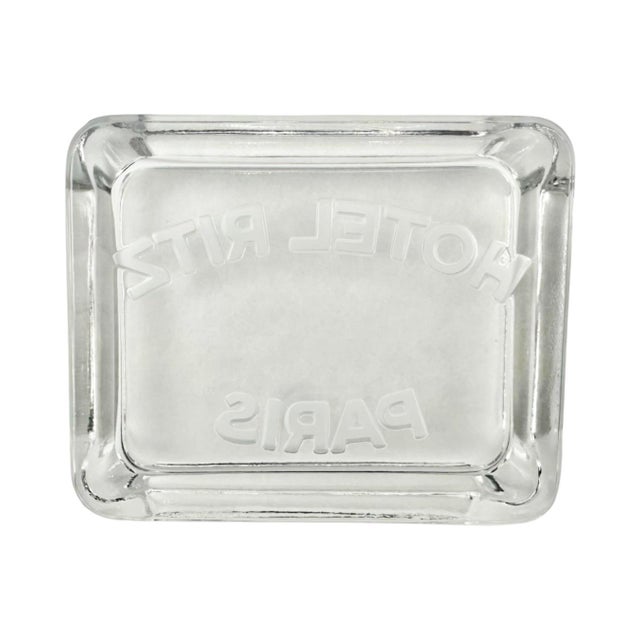 Vintage Ritz Paris Hotel Glass Ashtray Dish Paris Franc For Sale In Washington DC - Image 6 of 7