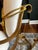 Vintage Hollywood Regency Gilt Metal Ribbon Rocking Chair For Sale - Image 12 of 17