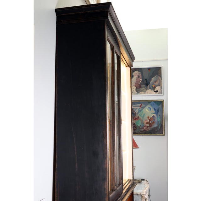 Hand-Painted Pine Display Cabinets, 1880, Set of 2 For Sale - Image 3 of 17