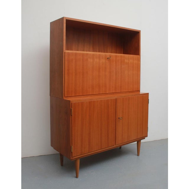 Secretary Combination in Walnut, 1965 For Sale - Image 4 of 16