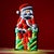 Kenneth Ludwig Chicago Santa on Package Ekkolight 47"H For Sale - Image 4 of 4
