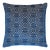 Schumacher x Mary McDonald Bees Knees Cut Velvet 20" Pillow in Blue For Sale
