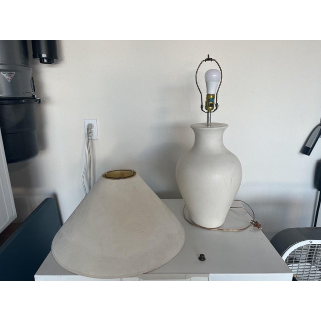 Vintage 1970s Ceramic Lamp For Sale - Image 4 of 6