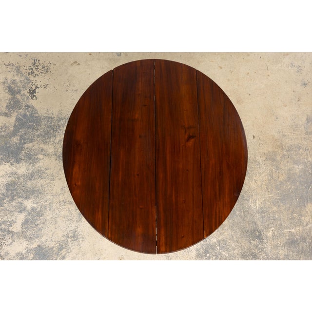 Antique English Victorian Drop-Leaf Dining Table in Mahogany, Late 19th Century For Sale - Image 11 of 18