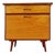 Mid-Century German Beech and Teak Nightstand from WK Möbel, 1960s For Sale