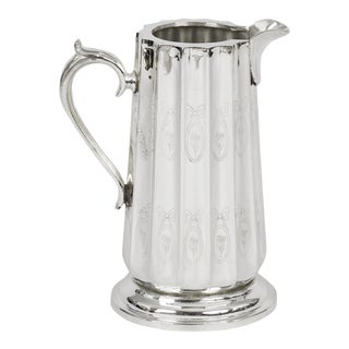 Embossed Pitcher with Bow Etch Work For Sale