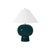 2020s Annie Teal Glazed Ceramic Lamp For Sale - Image 5 of 5