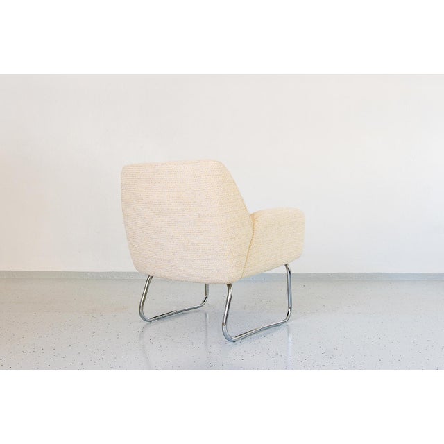 Vintage Sled Base Armchair, Germany, 1970s For Sale - Image 3 of 14