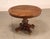 High Quality American Made Walnut Dining Table By Karges (Not Labeled) Featuring A Round Top With Figured Walnut Veneer...