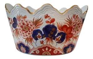 Cache Pot Imari Stye
