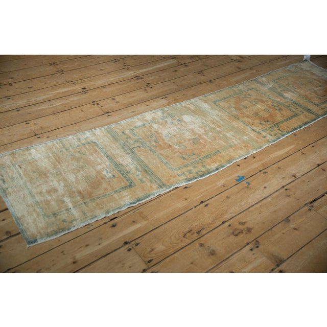 Old New House Antique Distressed Peking Rug Runner - 2' x 8'2" For Sale - Image 4 of 14