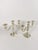 1960s Pair of Vintage BMF Silver-Plated Three-Arm Candelabra, West Germany, Circa 1960s For Sale - Image 5 of 18
