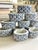 Williams-Sonoma Vintage Williams Sonoma Blue & White Porcelain Napkin Rings - Set of 12 For Sale - Image 4 of 12