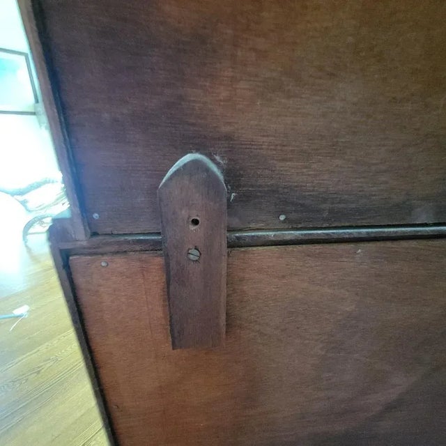 Brown Early 20th C American Walnut Secretary Desk With Display Bookcase For Sale - Image 8 of 10