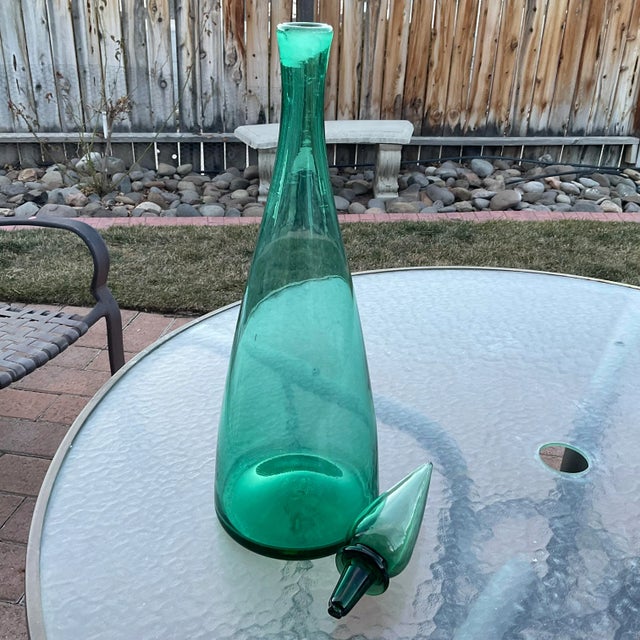 Blenko 1950s Blenko Decanter by Winslow Anderson For Sale - Image 4 of 4